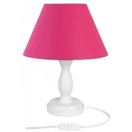 Wyposażenie pokoiku dziecięcego - Biało-różowa mała lampka dziecięca - 3X S193 W4-N76 - miniaturka - grafika 1