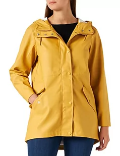 Vero Moda Damska kurtka powlekana Vmmalou Noos Petite, Bursztynowe złoto, XS wąska talia - Kurtki damskie - miniaturka - grafika 1
