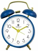 Zegary - Budzik Perfect TB09504 niebieski głośny alarm cichy mechanizm . - miniaturka - grafika 1