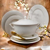 Serwisy obiadowe - Serwis obiadowy na 12 osób z wazą ECLAT - miniaturka - grafika 1