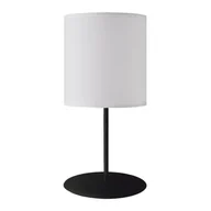 Lampy stojące - Lampka biurkowa do salonu Lamego 2027 Shilo abażurowa biały - miniaturka - grafika 1