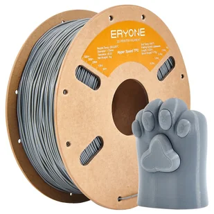 ERYONE High Speed TPU Filament 1kg - Gray - Filamenty i akcesoria do drukarek 3D - miniaturka - grafika 1