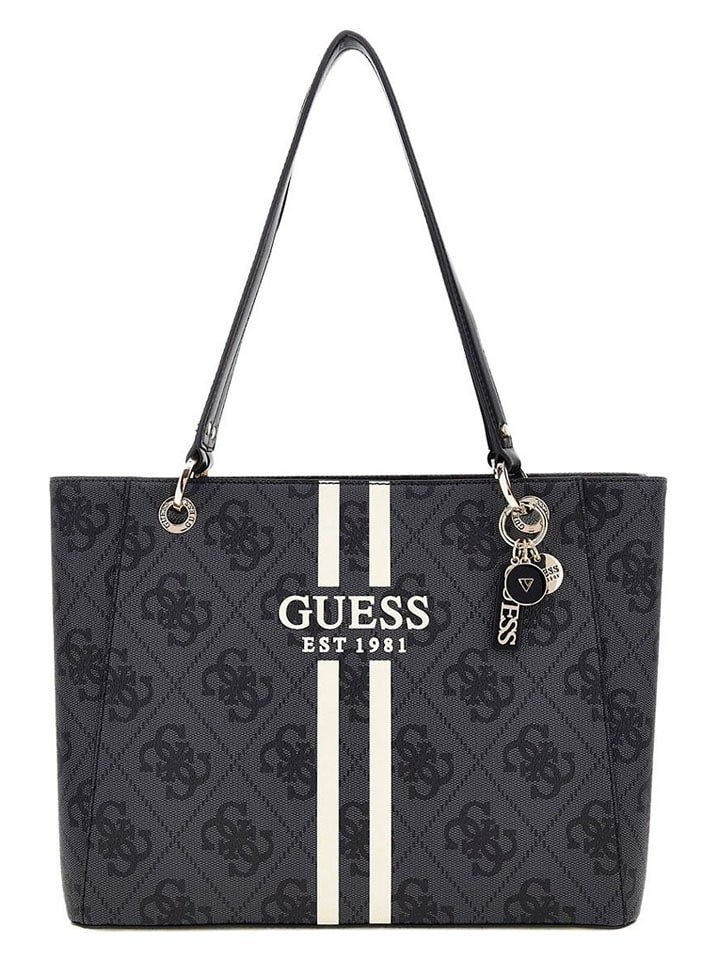Guess Shopper bag w kolorze antracytowym - 37 x 26 x 10 cm
