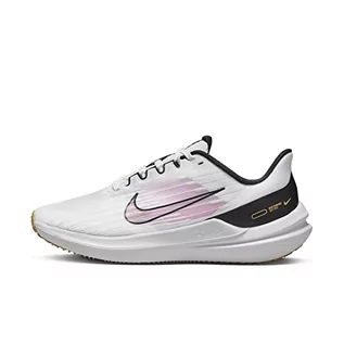 Trampki damskie - Nike Air Winflo 9, Trampki Damskie, White Pink Spell Black Wheat Gold, 36.5 EU - grafika 1