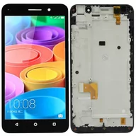 Części serwisowe do telefonów - Honor LCD 4X Ekran Digitizer Czarny Black Ramka - miniaturka - grafika 1