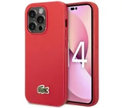 Etui i futerały do telefonów - Lacoste Iconic Petit Pique MagSafe do iPhone 14 Pro Max Czerwony - miniaturka - grafika 1