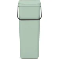Kosze na śmieci - Brabantia Kosz do segregacji odpadów Sort & Go 40 l zieleń jadeitowa 212826 - miniaturka - grafika 1