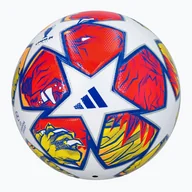Piłka nożna - Piłka do piłki nożnej adidas UCL League 23/24 white/glow blue/flash orange rozmiar 4 - miniaturka - grafika 1