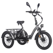 Rowery elektryczne - Fafrees F20 Mate Electric Cargo Tricycle EU L1e-B Certified Version 500W Motor 48V 21Ah Battery 20*3 inch Tires 30km/h Max - miniaturka - grafika 1