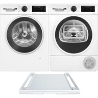 Zestawy AGD - Zestaw AGD Bosch Serie 6 Pralka WGG254ZGPL 10kg + Suszarka WQG233DGPL 8kg + Łącznik WTZ27400 - miniaturka - grafika 1