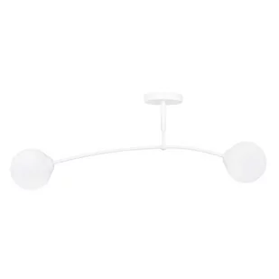 Emibig Pregos lampa sufitowa 2-punktowa biała 671/2 671/2 - Lampy sufitowe - miniaturka - grafika 1