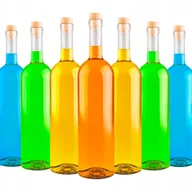 Domowy wyrób alkoholu - 10x Butelki na wino FUTURA 1L 1000 ml butelka na nalewki trunki bimber soki - miniaturka - grafika 1