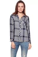 Koszule damskie - Wrangler, Koszula damska, Fluid Shirt Navy W5239Sl35, rozmiar M - miniaturka - grafika 1