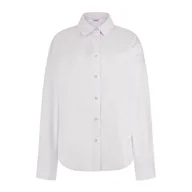 Koszule damskie - Damska Koszula GUESS LS NICLA EMBRO LOGO SHIRT W4RH51WD2M1-G011 – Biały - miniaturka - grafika 1