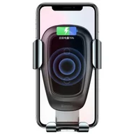 Uchwyty samochodowe do telefonów - Baseus GRAVITY VENT CAR MOUNT WIRELESS CHARGER BLACK - miniaturka - grafika 1