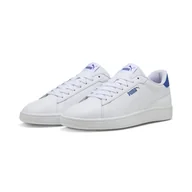Buty trekkingowe damskie - Sneakersy Smash 3.0 L PUMA White Vivid Blue - miniaturka - grafika 1