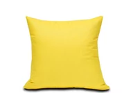 Poszewki na poduszki - Poszewka 40x40 bawełniana Semplice żółta - miniaturka - grafika 1