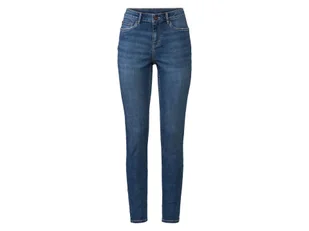 esmara® Jeansy damskie z bawełną, super skinny fit (34, Ciemnoniebieski) - Spodnie damskie - miniaturka - grafika 1