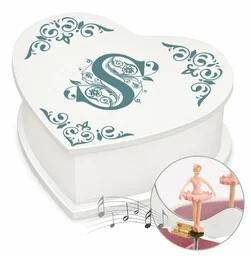 Szkatułka na biżuterię w kształcie serca z pozytywką i nadrukiem dla niej na imieniny - Pozytywki dla dzieci Szkatułka na biżuterię w kształcie serca z pozytywką i nadrukiem dla niej na imieniny - Pozytywki dla dzieci - miniaturka - grafika 1