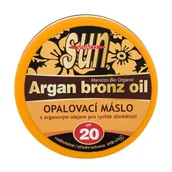 Balsamy i kremy do opalania - Vivaco Sun Argan Bronz Oil Tanning Butter SPF20 preparat do opalania ciała 200 ml unisex - miniaturka - grafika 1