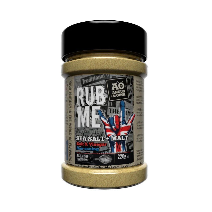 Uniwersalna przyprawa do frytek BEZ CUKRU Angus & Oink Sea Salt + Malt