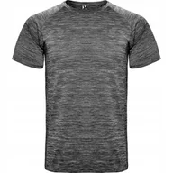 Koszulki męskie - Koszulka Treningowa męska Sportowy T-shirt ROLY HEATHER CA6654 BLACK L - miniaturka - grafika 1