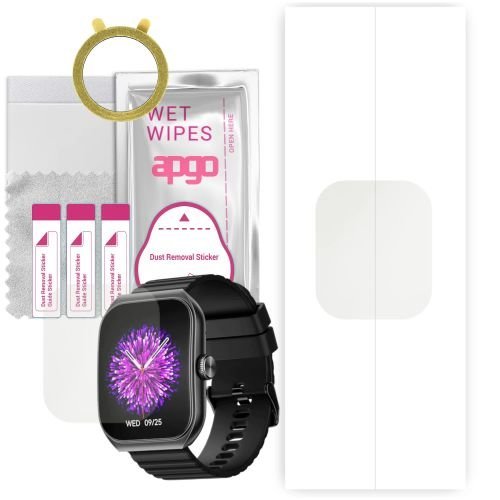 1x folia hydrożelowa MATOWA do Noise Hexa ArcView - apgo Smartwatch Hydrogel MATTE Protection Ochrona na ekran smartwatcha