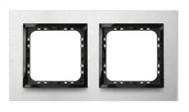 Klawisze i ramki - Ospel Impresja szczotkowane aluminium ramka R-2YAC/62/25 R-2YAC/62/25 - miniaturka - grafika 1