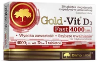 Witaminy i minerały - Olimp Gold-Vit D3 FAST 4000 j.m. x 30 tabl (krótka data) (data ważności 13-12-2023) - miniaturka - grafika 1