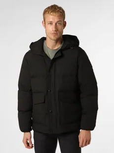 Tommy Hilfiger Męska kurtka pikowana Mężczyźni czarny jednolity, XXL - Kurtki męskie - miniaturka - grafika 1
