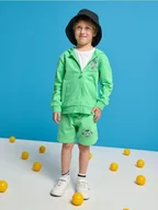 Spodnie i spodenki dla chłopców - Sinsay - Szorty Pokémon - zielony - miniaturka - grafika 1