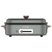 Grille elektryczne - MultiGrill Kuvings grafit Ceramic Plus + 2 płyty + 2 książki z przepisami - miniaturka - grafika 1