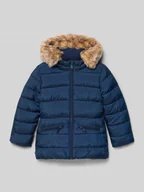 Kurtki i płaszcze dla dziewczynek - Kurtka pikowana o kroju regular fit z obszyciem ze sztucznego futra - miniaturka - grafika 1