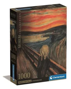Puzzle 1000 Compact Museum L'Urlo Di Munch - Clementoni - Puzzle - miniaturka - grafika 1