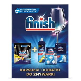 Finish BOX ULTIMATE 40 LEMON Zestaw Produktów do Zmywarki - Środki do zmywarek - miniaturka - grafika 1
