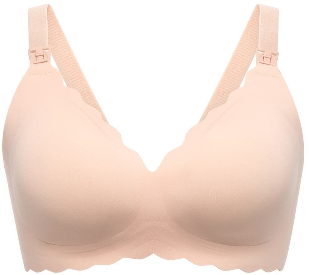 Momcozy YN46 Seamless Support Floral Nursing Bra Skin S Do Karmienia Kolor Beżowy Rozmiar S