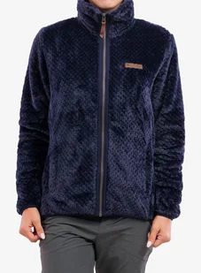 Polar damski Columbia Fire Side II Sherpa Full Zip - dark nocturnal - Bluzy sportowe męskie - miniaturka - grafika 1