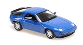 Samochody i pojazdy dla dzieci - Porsche 928 S 1979 Blue 1:43 Minichamps - miniaturka - grafika 1