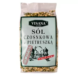 Sól czosnkowa z pietruszką 175 g - Visana - Sól - miniaturka - grafika 1