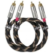 Kable - Podwójny analogowy kabel audio RCA - 80cm FiiO LR-RCA4M - miniaturka - grafika 1