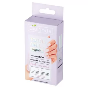 Bielenda Bio Total Nail Repair - Odżywka do paznokci Color Care 4w1 10ml - Odżywki do paznokci - miniaturka - grafika 1