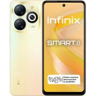 Telefony komórkowe - Infinix Smart 8 3/64GB Złoty - miniaturka - grafika 1
