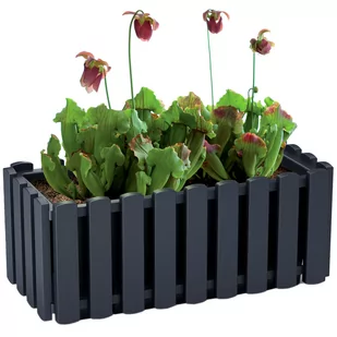 Prosperplast Skrzynka balkonowa Boardee Fencycase DDEF400 antracyt CEN-72572 - Donice - miniaturka - grafika 1