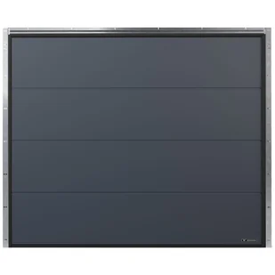 Brama garażowa segmentowa z napędem Nobla Antracyt 2500x2125 mm 7016 SILKL Wiśniowski - Bramy garażowe - miniaturka - grafika 1