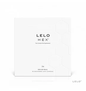 Lelo Lelo Prezerwatywy HEX Condoms Original 3 szt LE123B 122E538 - Prezerwatywy - miniaturka - grafika 1