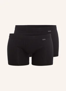 Schiesser Bokserki Cotton Essentials, 2 Szt. schwarz - Majtki damskie - miniaturka - grafika 1