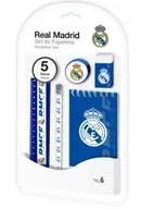 Przybory szkolne - Zestaw piśmienniczy Real Madryt 5 elementów RM00010 - miniaturka - grafika 1