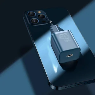 Baseus Super Si 1C szybka ładowarka USB Typ C 20W Power Delivery + kabel USB Typ C - Lightning 1m niebieski (TZCCSUP-B03) - Kable USB - miniaturka - grafika 17