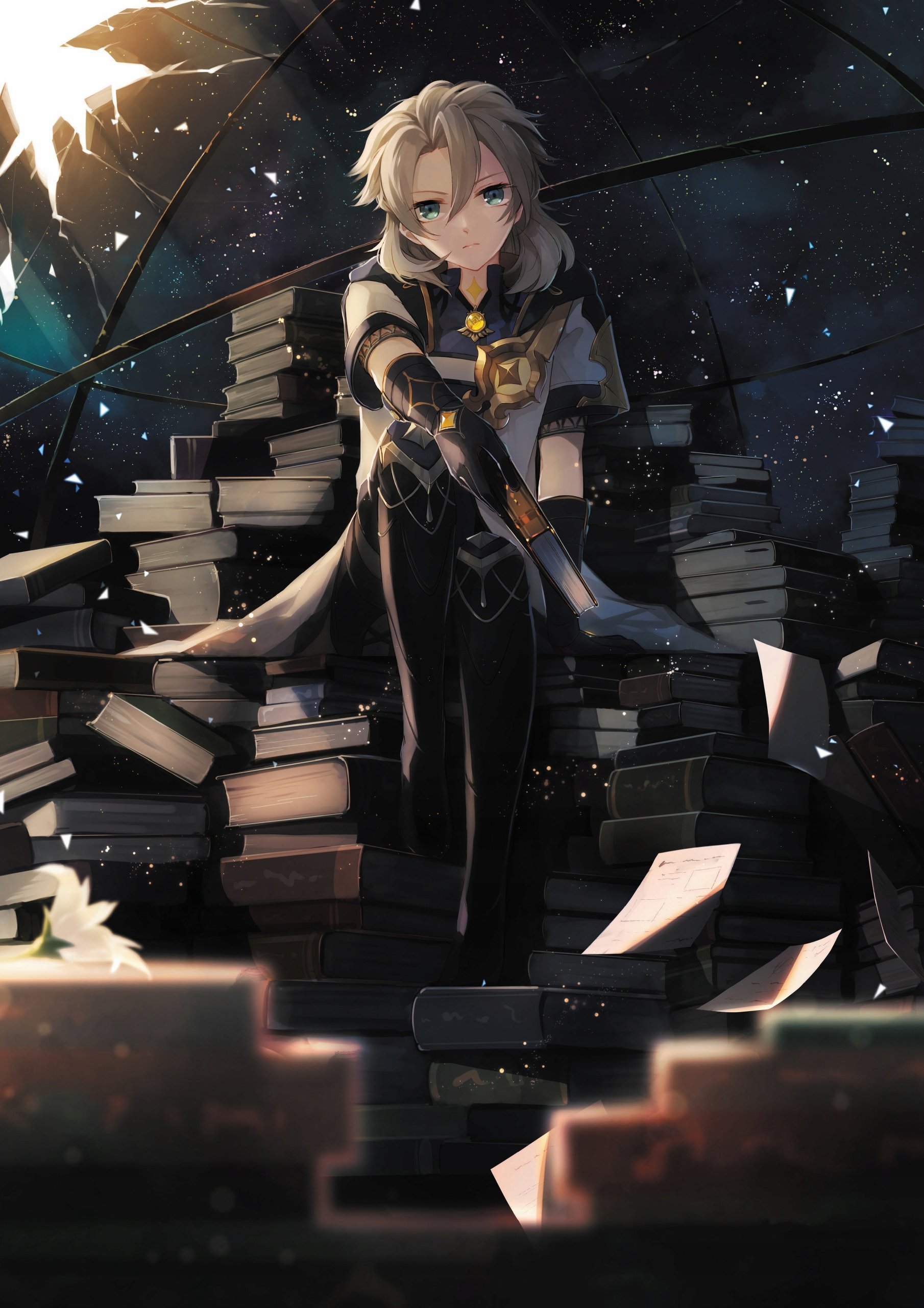 Plakat A1 Genshin Impact Albedo