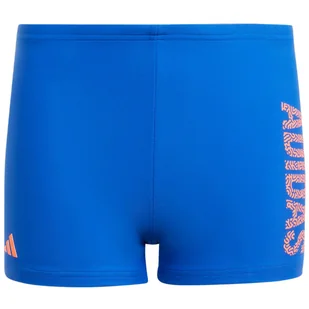 Spodenki kąpielowe dla dzieci adidas Logo Swim BXR - Kąpielówki dla chłopców - miniaturka - grafika 1